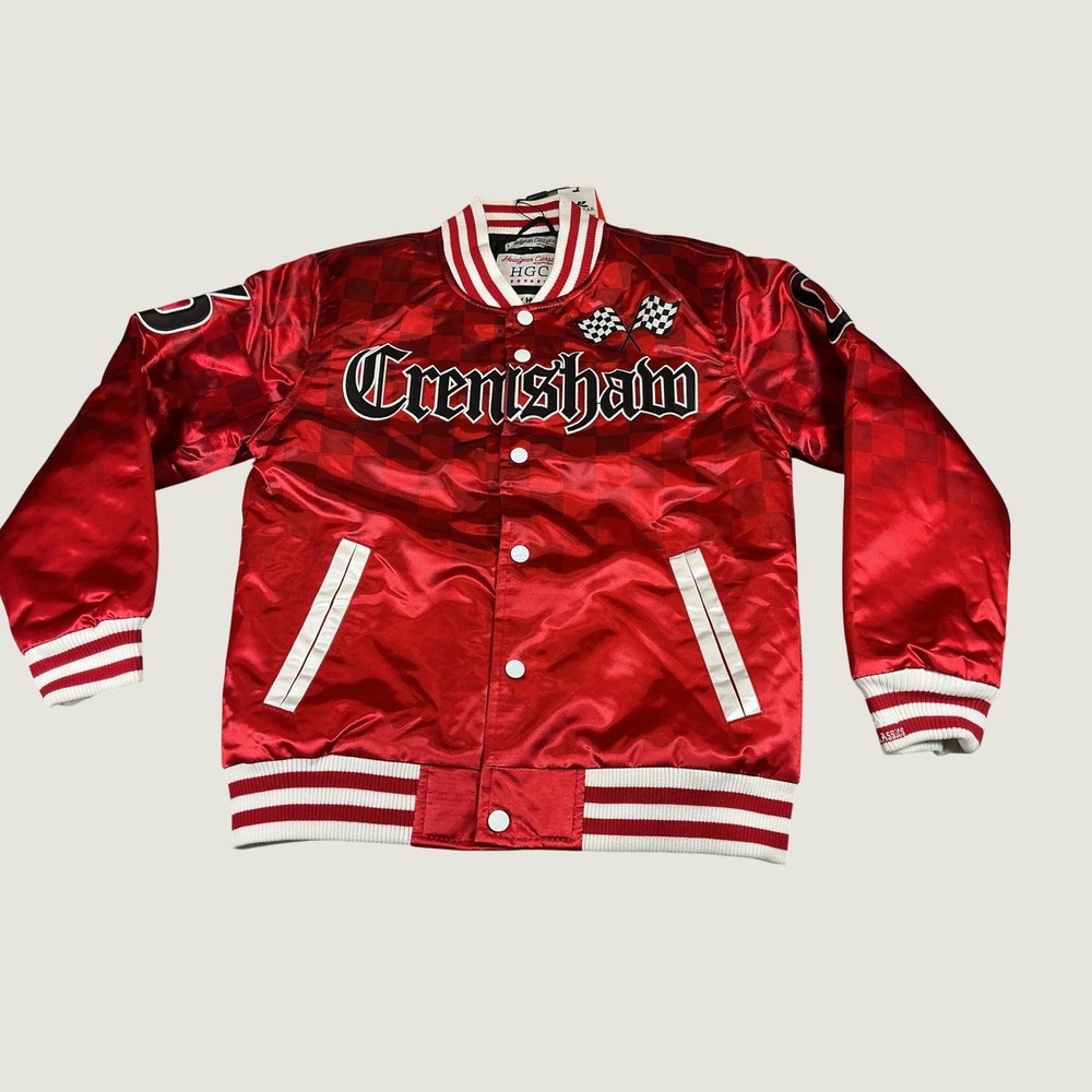 Headgear Classics Nipsey Hussle Crenshaw Boogie Satin Jacket Youth M NWT